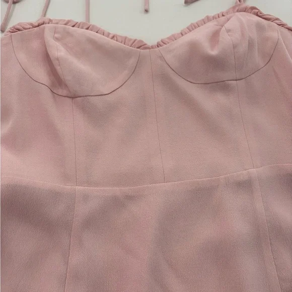 🌸 Wilfred Fable Dress | Pink Crepe | Size 8 | | SOLD OUT In Stores - Picture 7 of 14